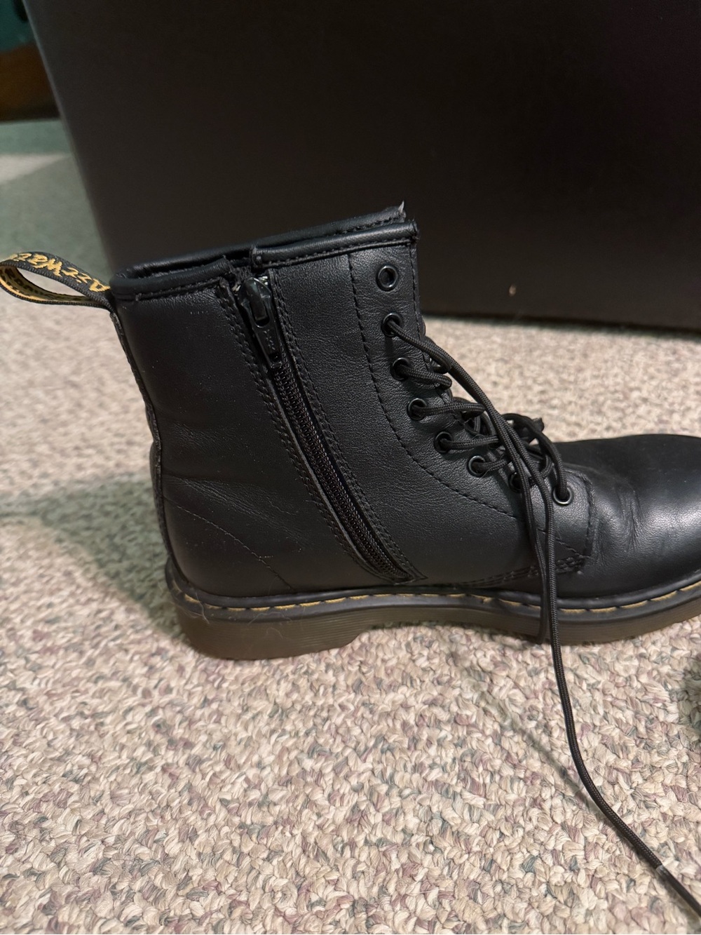 Dr. Martens Black Combat Boots - Picture 5 of 8